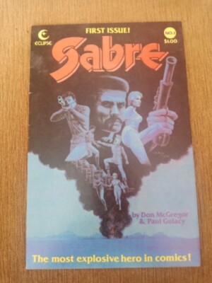 Sabre #1 & #2 Comic by Don McGregor & Paul Gulacy 