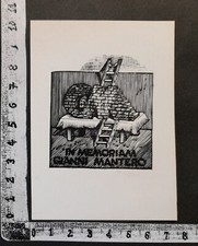 WUNDERKAMMER K EXLIBRIS 133 - " POLAND MANTERO " - * T SZUMARSKI * - X