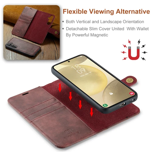 For Samsung Galaxy S25 S24 S23 Ultra A55 A35 A15 A54 Leather Wallet Card Cover - Picture 22 of 57