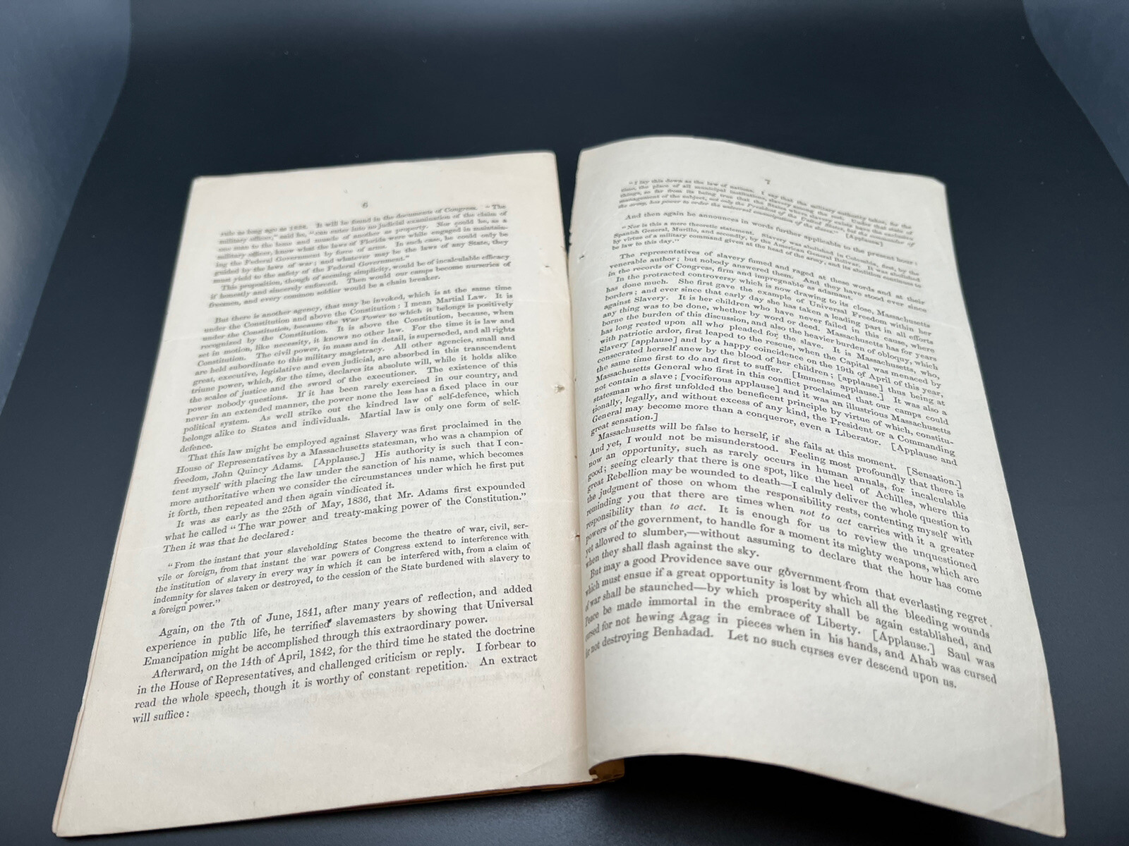 HON CHARLES SUMNER / UNION AND PEACE HOW THEY SHALL BE RESTORED SPEECH - L720