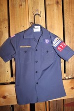 Boy Scouts of America BSA Youth Shirt Medium Blue Cub