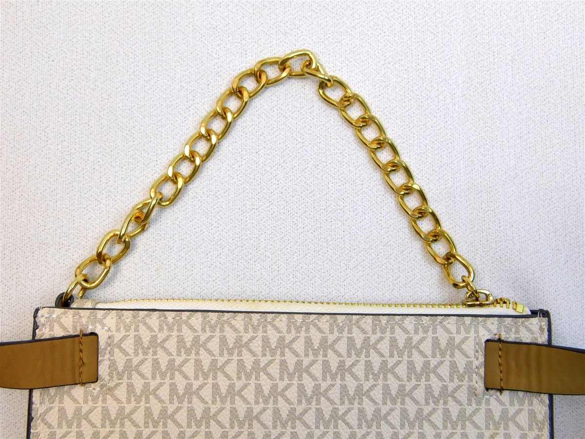 Michael Kors Signature 554131 White Fanny Pack belt Bag