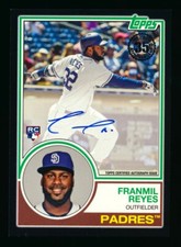2018 TOPPS UPDATE FRANMIL REYES RC BLACK ON-CARD AUTO AUTOGRAPH ROOKIE #47/99!