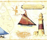 Nantucket Map Sail Boats Tan Beige Blue Light House Coast Wallpaper Wall Border Nantucket Map Sail Boats Tan Beige Blue Light House Coast Wallpaper Wall Border