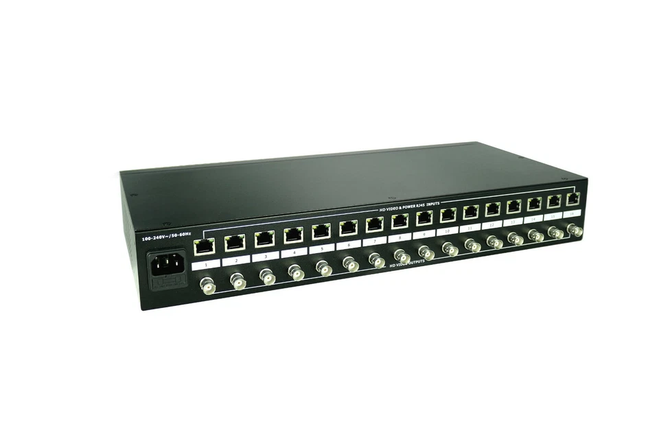 16 Channel Passive Balun, Power Video Receiver Hub for CCTV Camera DVR Monitors - Image 3 of 3
