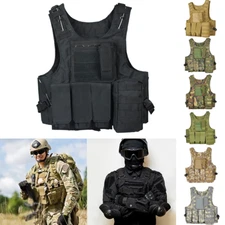 Lightweight Tactical Vest Airsoft Vest Adult Paintball Vest Molle Police Vest