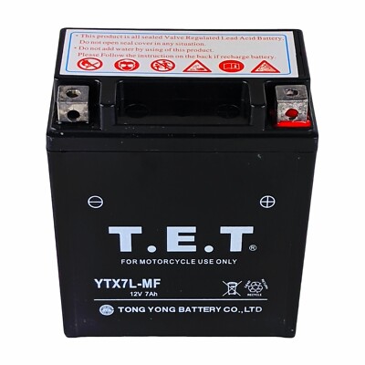 Sealed YTX7L-BS Battery Kawasaki Ninja EX250 KLX140 Suzuki Yamaha ATV Motorcycle