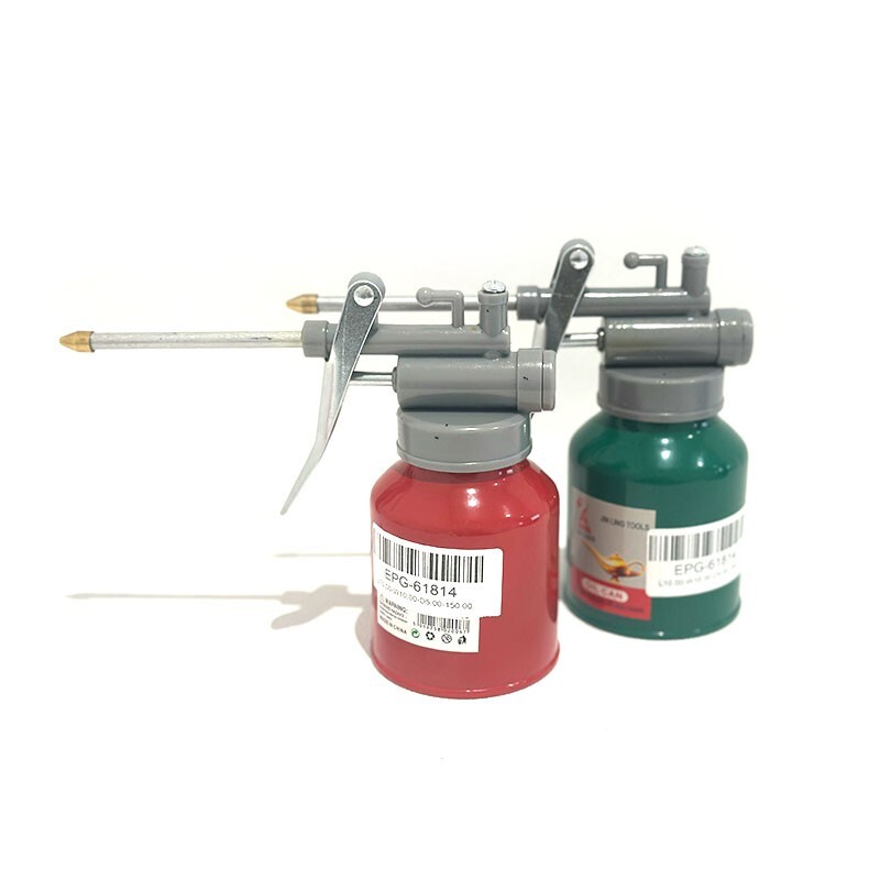 Metal High Pressure Feed Oil Spray Gun Bottle Oil Can Pump with Long