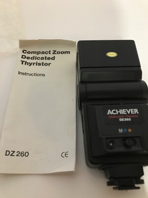 Flash - Achiever DZ260 Thyristor for Canon Camera Manual