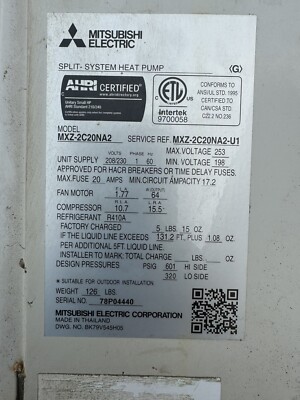 Mitsubishi Condenser  Control Boards Mini Split System