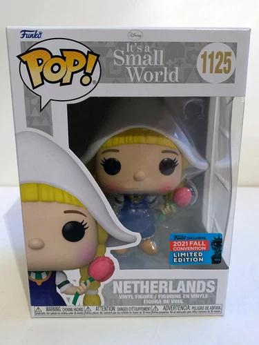 FUNKO POP NYCC 2021 EXCLUSIVE DISNEY IT’S A SMALL WORLD NETHERLANDS 1125 USA
