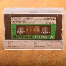 2 Supertape Hi-Bias 90 Cassette Audio Tape 90 Minute