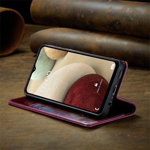 Retro Leather Flip Wallet Case For Samsung S22 S21 Ultra S23 S9+ Magnetic Cover - Picture 9 of 17