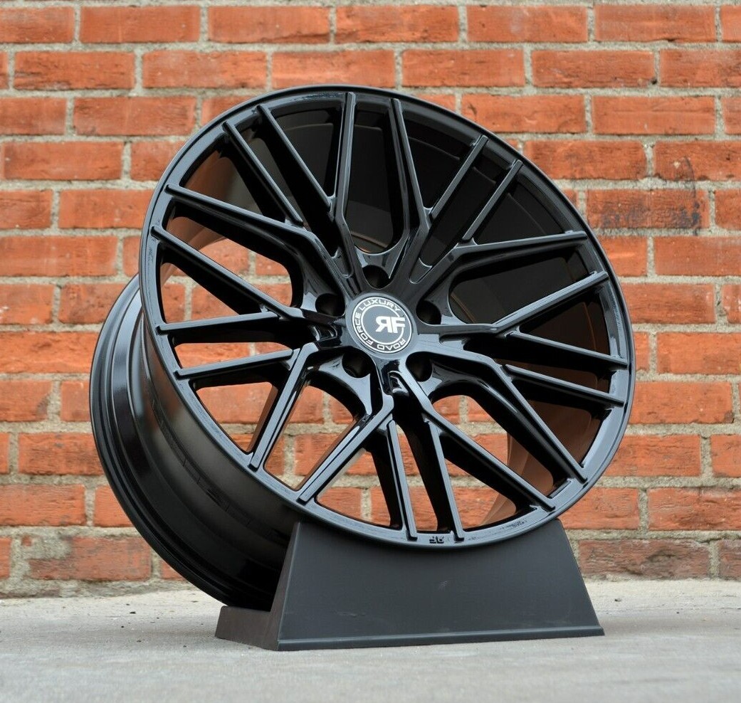 22'' Roadforce RF13 fit Mercedes S550 Bentley S63 Gloss Black Tires GLC X5 750LI