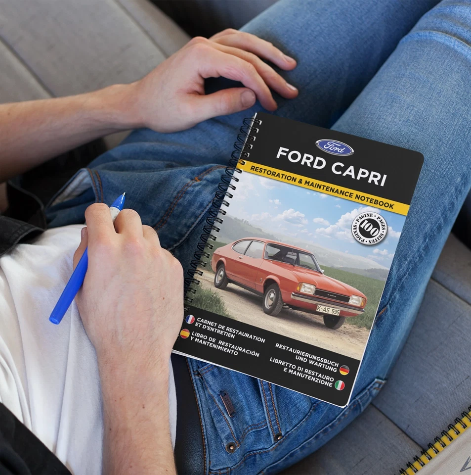 FORD CAPRI : Libretto Di Restauro E Manutenzione - CONSEGNA GRATUITA - Immagine 2 di 4