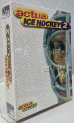 Actua Ice Hockey 2 IBM PC Spiel Big Box SEALED NEW Gremlin 1999 Rare