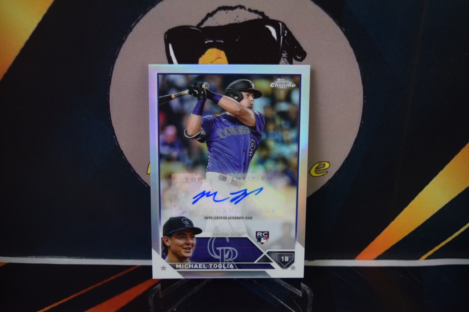 2023 Topps Chrome - Rookie Autographs Michael Toglia #RA-MT Refractor /499 (AU,