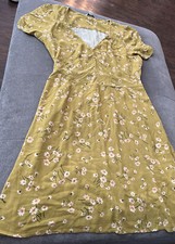 Pre-Owned American Eagle V-Neck Multicolor Floral M Dress Sz M