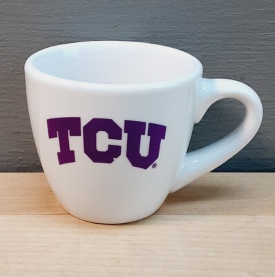 TCU Texas Christian University (Horned Frogs) - 4 Oz Espresso Cup - 10 Available