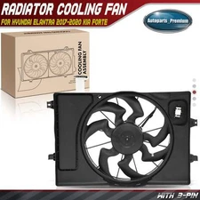 Radiator Cooling Fan Assembly for Hyundai Elantra 2017-2020 Kia Forte 2019-2022
