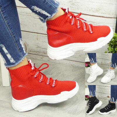 chunky goth sneakers