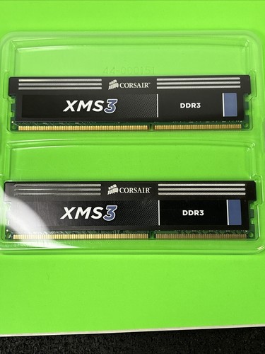Corsair XMS3 8GB C9 Mem Kit - (2x4GB) DDR3-1333MHZ CMX4GX3M1A1333C9 1.50V - VGUC - Picture 3 of 5