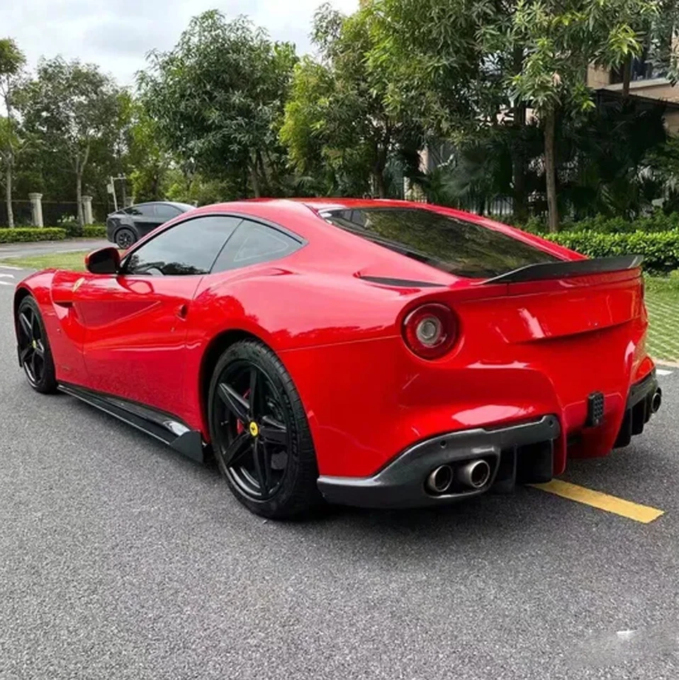 Alerón trasero de carbono real para Ferrari F12 Berlinetta cupé 2013-2016 Foto 3 de 4