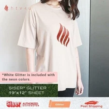Siser Glitter 19" x 12" Sheet **FREE SHIPPING**