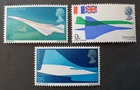 1969 GREAT BRITAIN GB UK SET CONCORDE AVIATION VF MNH