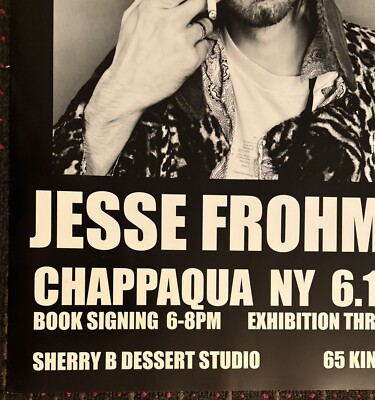 Kurt Cobain 24x38 The Last Session photo book promo poster Jesse