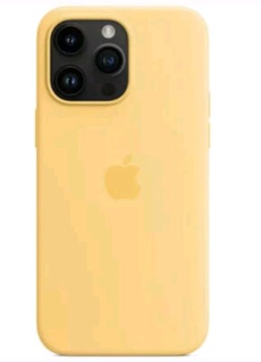 Apple iPhone 14 Pro Max Silicone Case mit MagSafe - Sunglow Handyhülle Cover