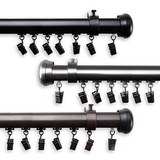 OH Alloy Cordless Traverse Rod choose from 4 sizes 28"-156"