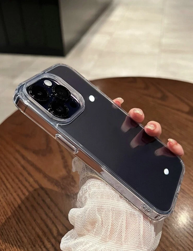 Funda rígida acrílica transparente compatible con fundas para Apple iPhone 11 Foto 3 de 4