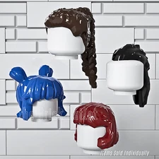 LEGO Minifig Women's Hair "NEW" - All Styles & Colors Available Including RARE!