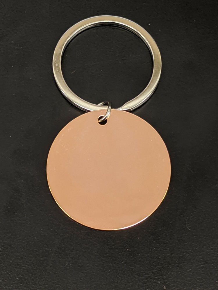 25 Copper painted dog tag ID tag asset tag circle tag - engraving tag wholesale 25 Copper painted dog tag ID tag asset tag circle tag - engraving tag wholesale