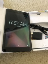 SPRINT SLATE 8 BLACK TABLET: New In Open Box, SKU ANSAQT80KT