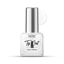 Renne Top Coat Nail Enamel -Adds Gossy Finish & Enhances Color-Shade Clear-10ml
