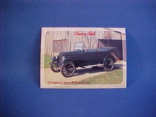 1924 Chevrolet Superior Series F Touring Car Collector Card--mint Brand New 24 1924 Chevrolet Superior Series F Touring Car Collector Card--mint Brand New 24