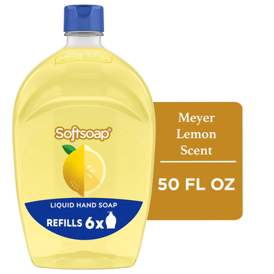 #ad Softsoap Limited Edition Liquid Hand Soap Meyer Lemon Scent 50 Fl Oz Refill Bo $9.87