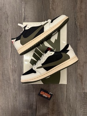 Jordan 1 Retro OG x Travis Scott Low Olive Size 10W/8.5M