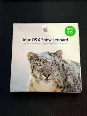 Apple Snow Leopard Mac OS X 10.6.3 Operation System DVD v10.6.3