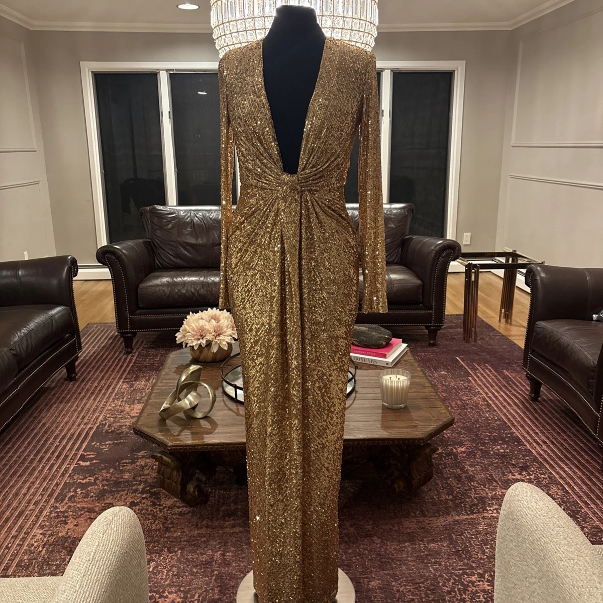tom ford gold dress Dresses for Women for sale Jennifer lopez