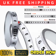 Miter Saw Track Tape Measure Self Adhesive Backing Metric Steel Ruler 1M-2M
