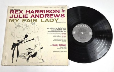 Rex Harrison & Julie Andrews   My Fair Lady   30,48 Cm Vinyl LP   1964   VG