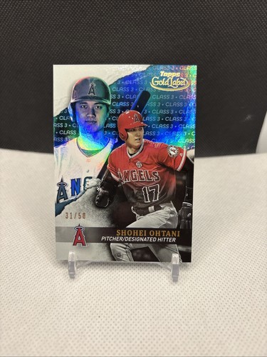 2020 Topps Gold Label - Shohei Ohtani #3 Class 3 Numbered 31/50
