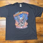 Daytona Bike Week 2002 “Born Free” Eagle Harley Davidson Black T Shirt X LARGE
