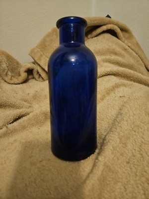 American Apothecaries New York NY Cobalt Bromo Style Medicine Bottle