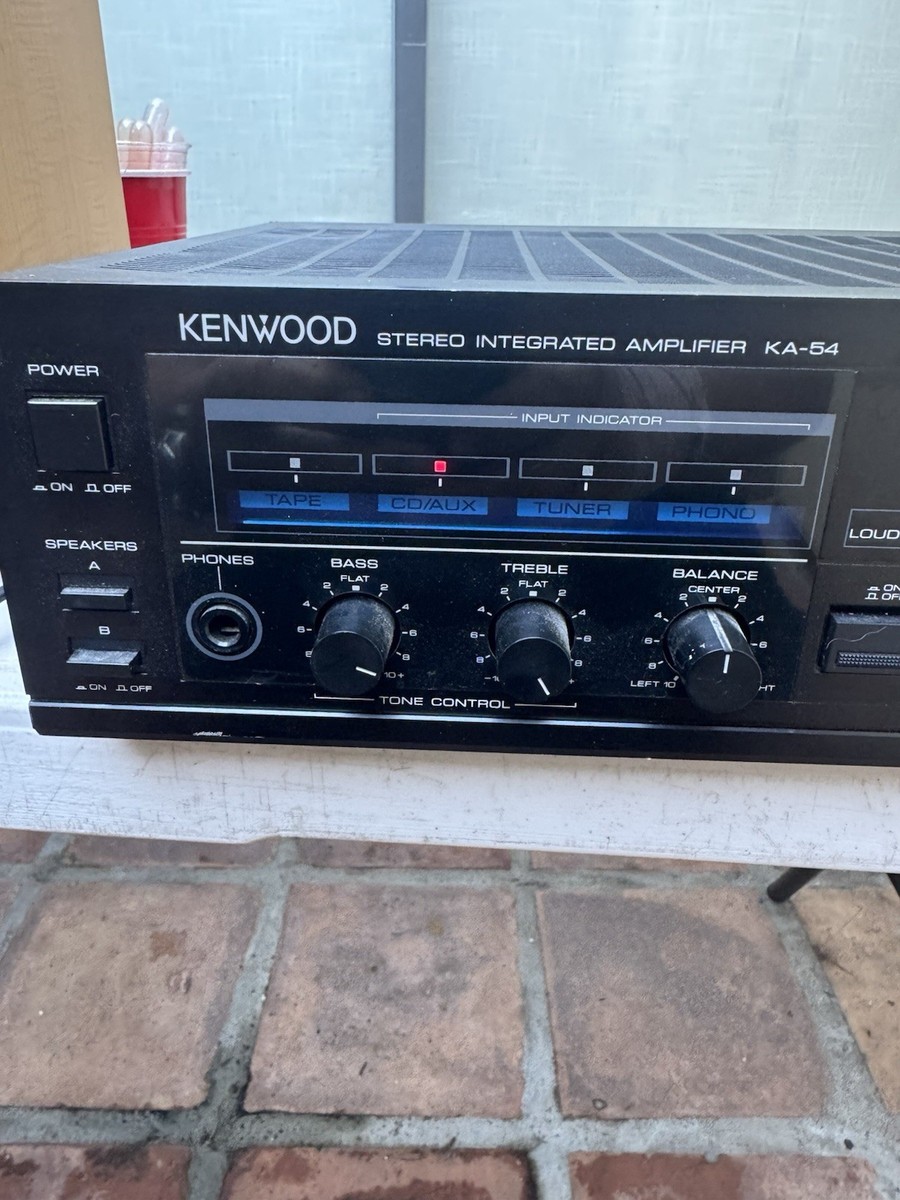kenwood KA-54 stereo integrated amp with phono stage good | eBay