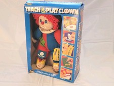 Amtoy 1983 Vintage Learn To Dress Clown Plush...