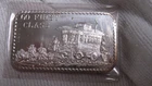 1 troy ounce Silver Ingot -Go First Line, US Line - .999 + Fine No Mint Indicate